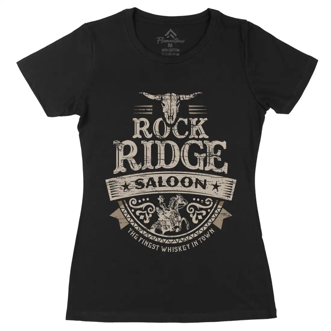 Rock Ridge Saloon Music T-Shirt Western Blazing Sheriff Wild West ...
